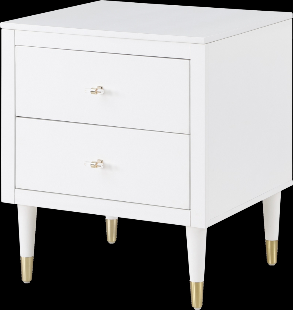 Andring White Nightstand - Thumbnail - Image 1