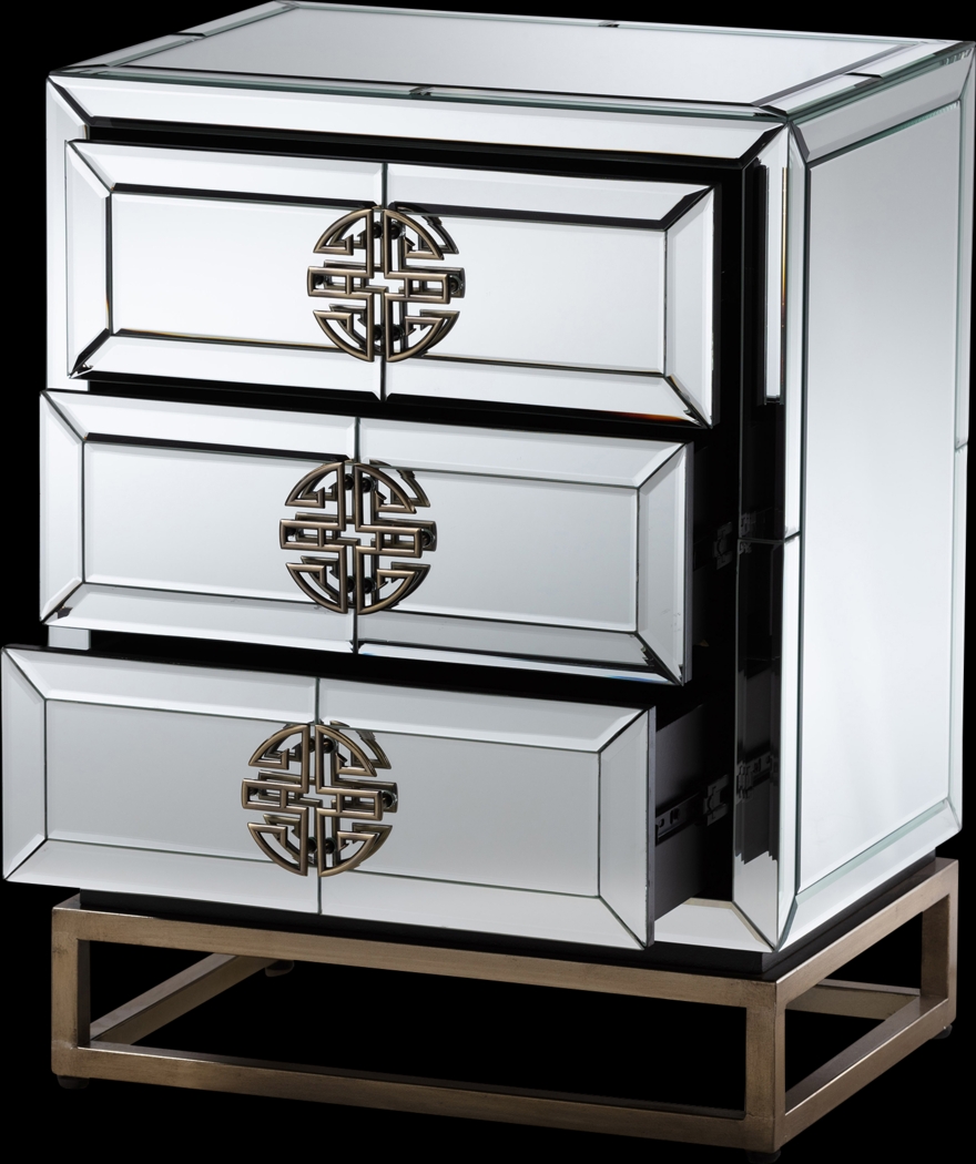 Anduin Silver Nightstand - Thumbnail - Image 2