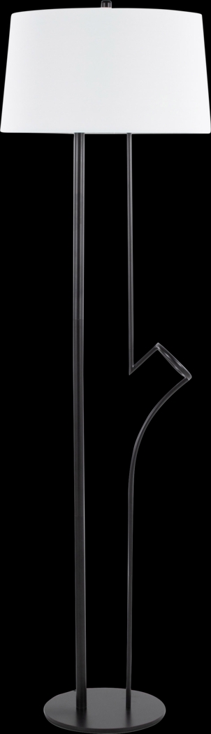 Andusia Black Floor Lamp - Thumbnail - Image 3