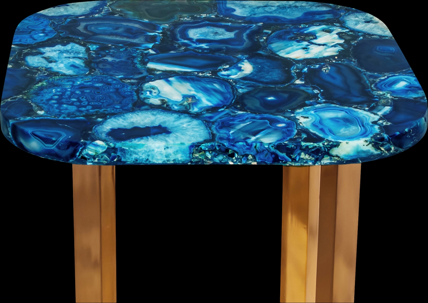 Anebo Blue Accent Table - Thumbnail - Image 2