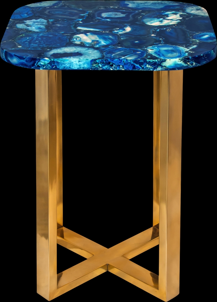 Anebo Blue Accent Table - Thumbnail - Image 5