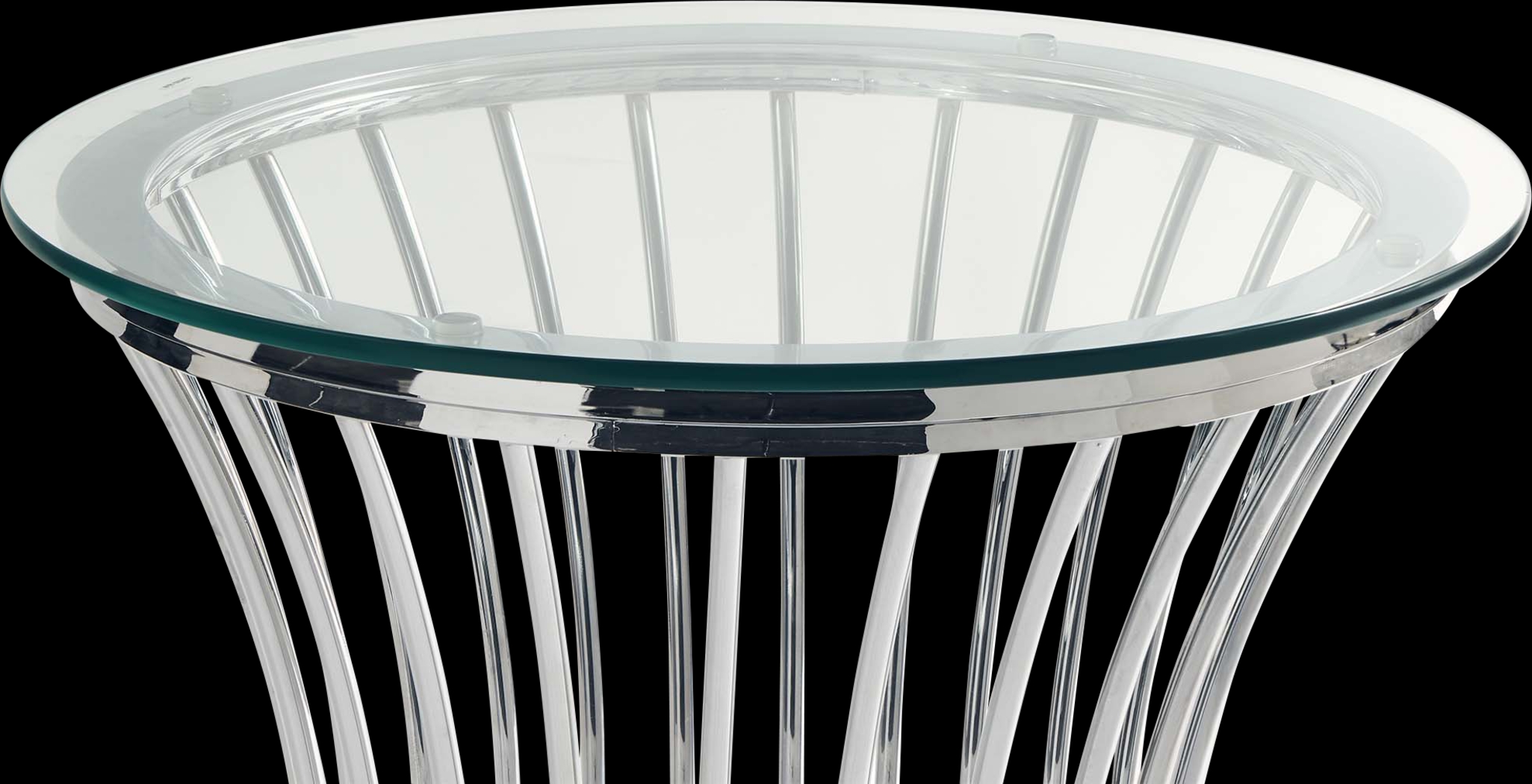 Anebos Chrome End Table - Thumbnail - Image 3