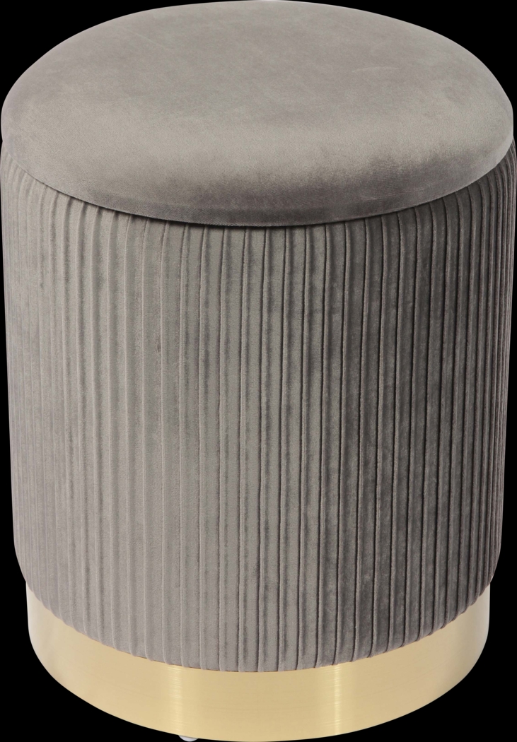 Anellar Gray Storage Ottoman - Thumbnail - Image 3