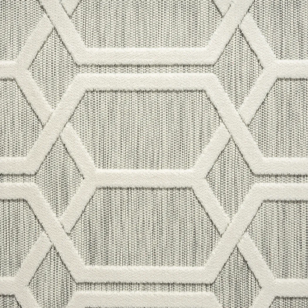 Aneloann Gray 7'9 x 9'9 Rug - Image 9