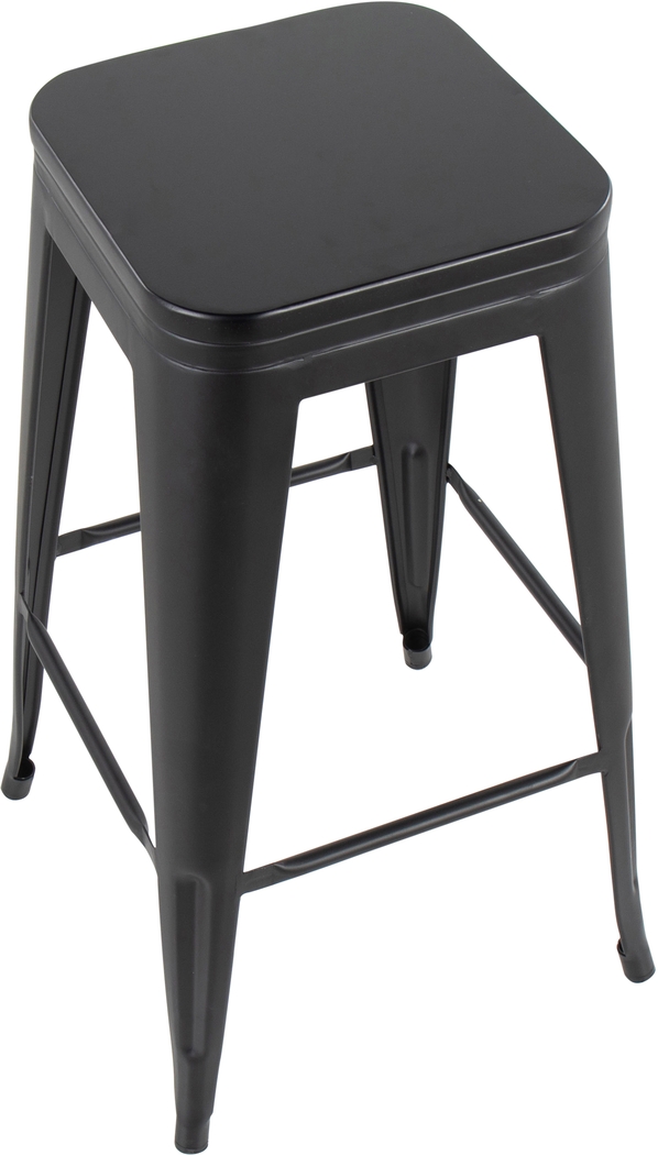 Aneolo I Black Barstool, Set of 2 - Thumbnail - Image 4