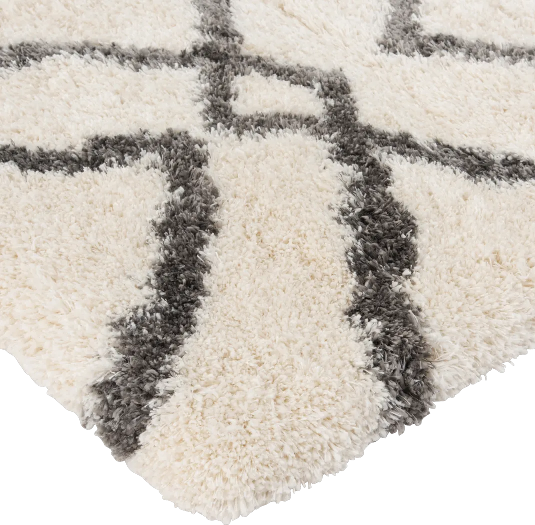 Anesha White 7'10 x 9'10 Rug - Thumbnail - Image 2