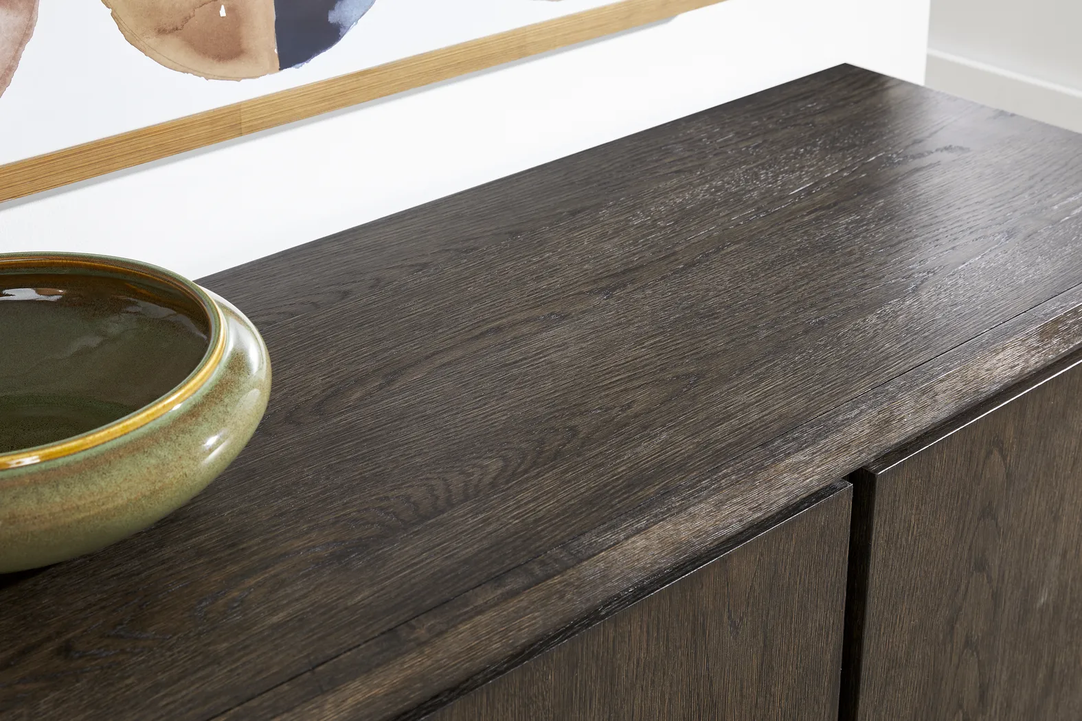 Angelica Brown 6 Pc Dining Room with Gray Side Chairs - Thumbnail - Image 6