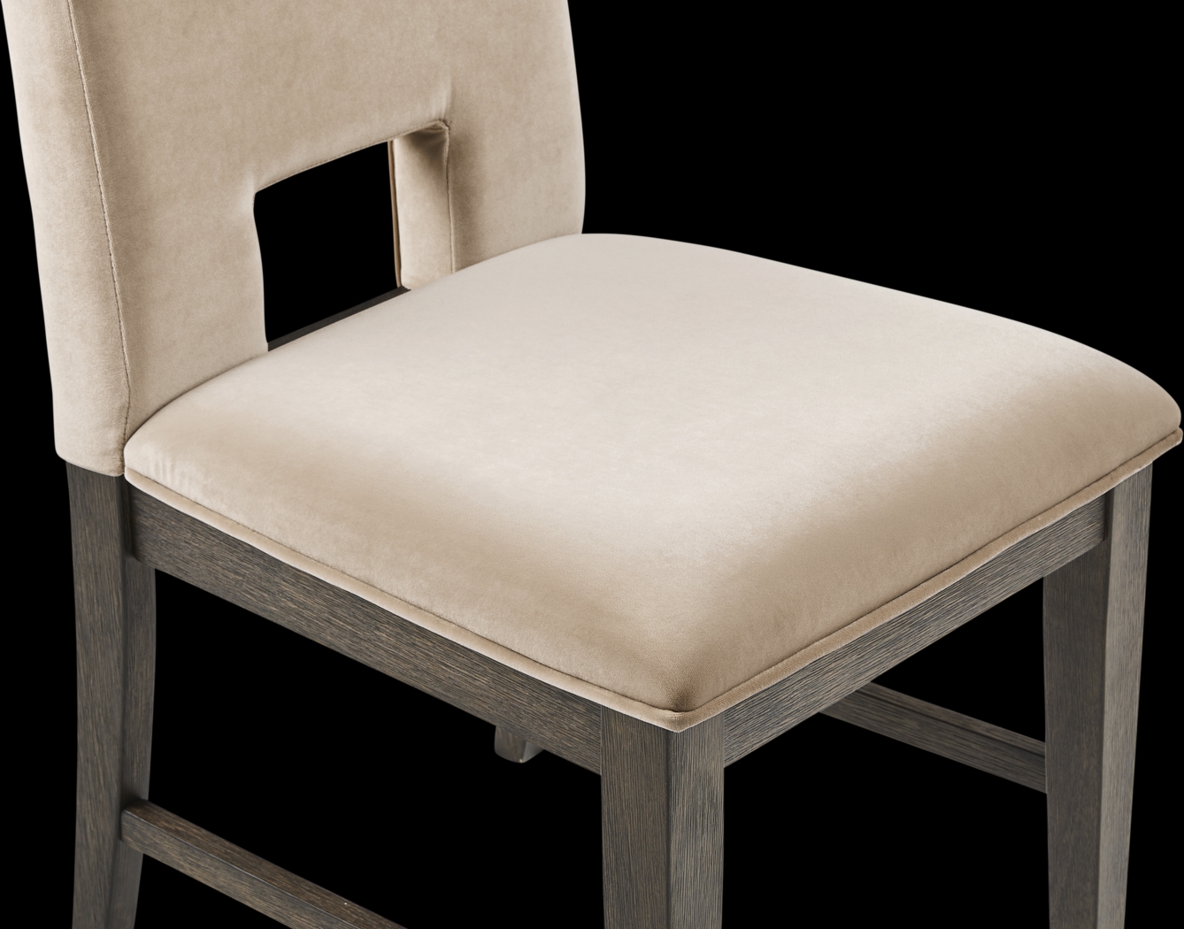 Angelica Brown 5 Pc Dining Room with Tan Side Chairs - Thumbnail - Image 9