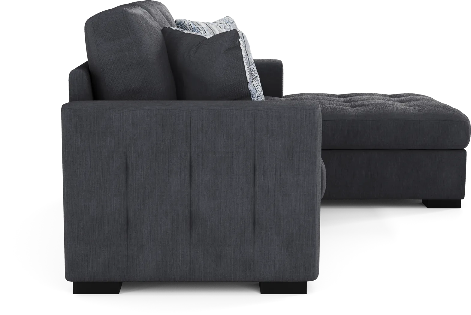 Angelino Heights Blue 2 Pc Sleeper Sectional - Image 6