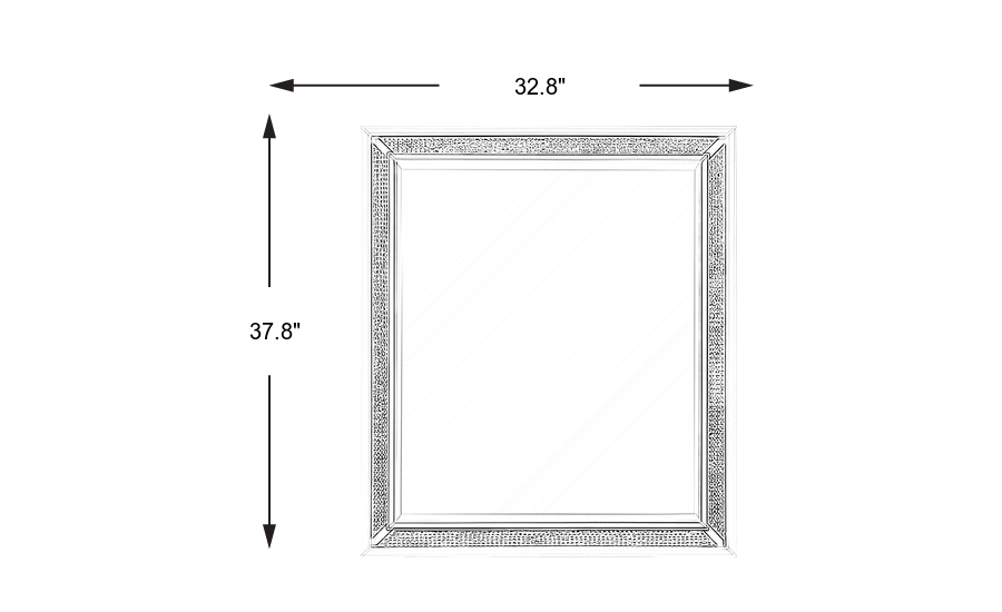 Dimension Image. Please refer to the Dimension Tab on this page for dimension details.