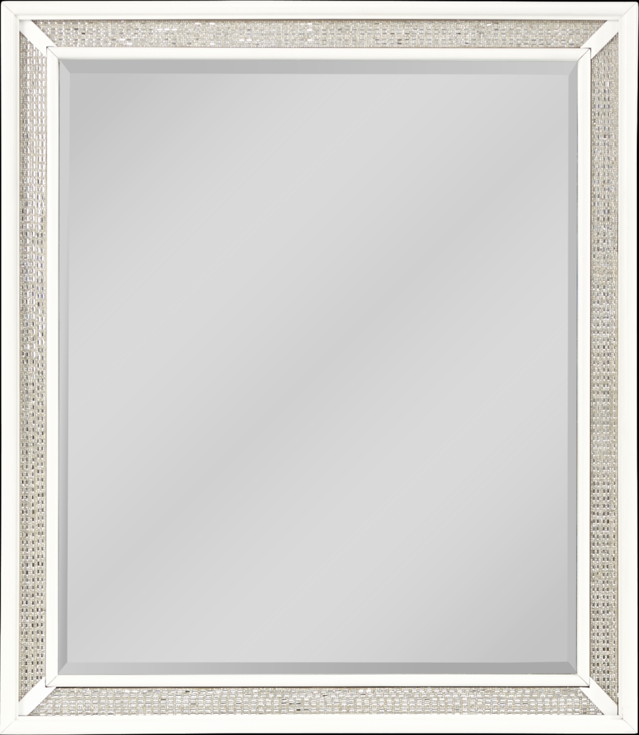 Kids Angelique White Mirror - Thumbnail - Image 1