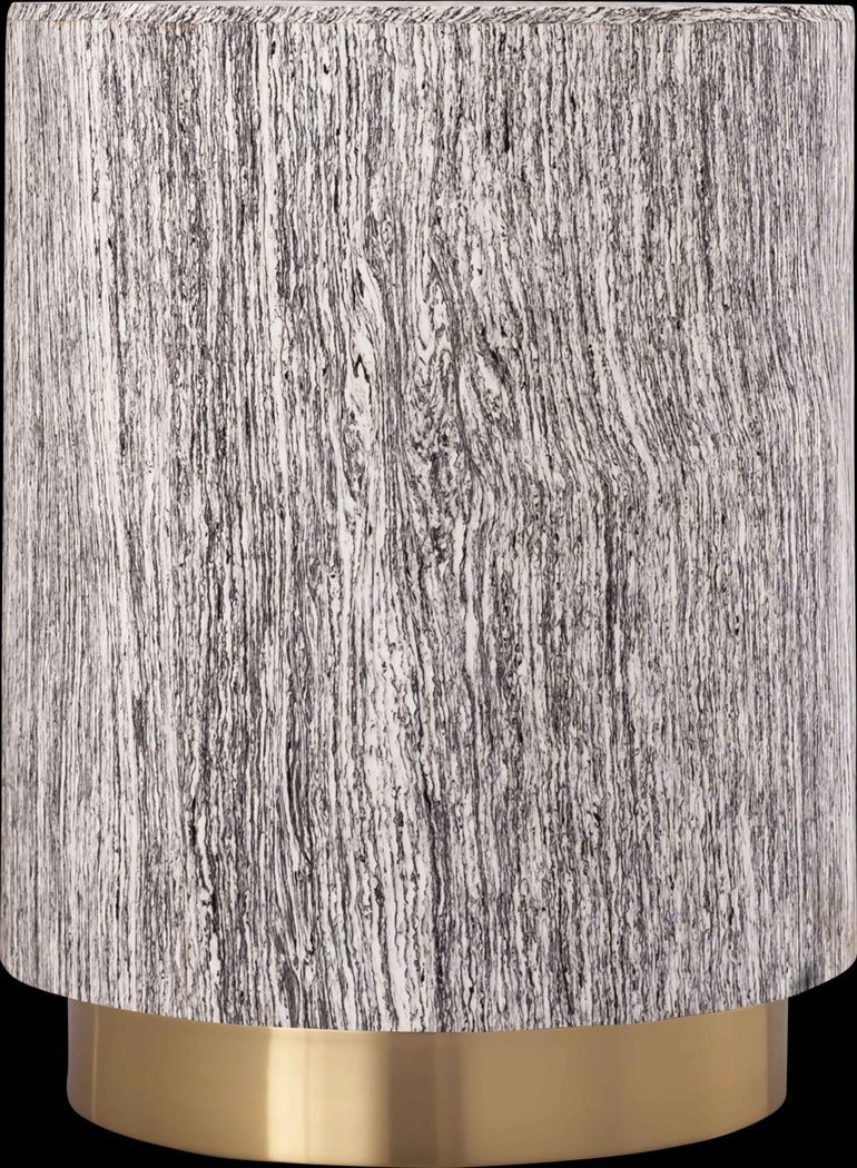 Angelius Gray Accent Table - Thumbnail - Image 2