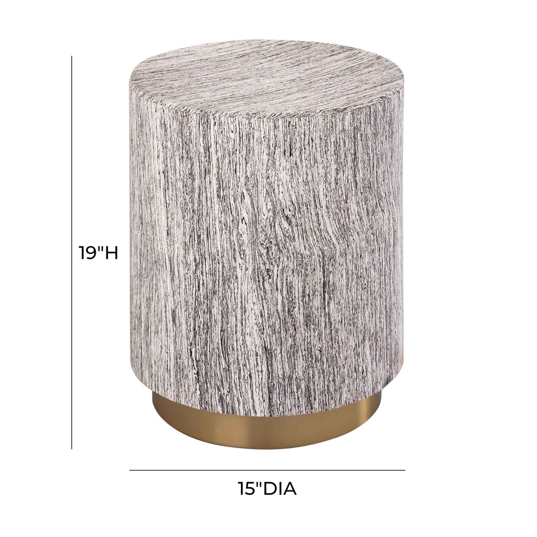 Angelius Gray Accent Table - Thumbnail - Image 6