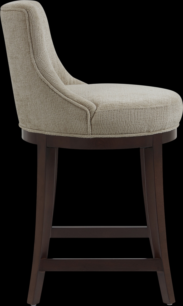 Angelphone Taupe Counter Height Stool - Thumbnail - Image 8