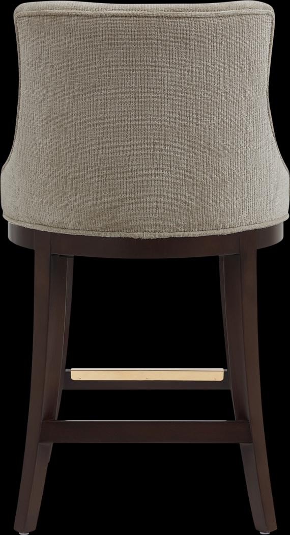 Angelphone Taupe Counter Height Stool - Thumbnail - Image 9