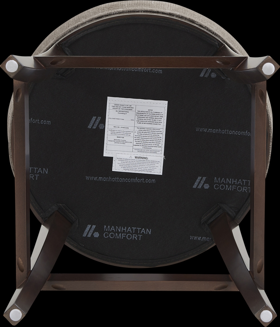 Angelphone Taupe Counter Height Stool - Thumbnail - Image 10