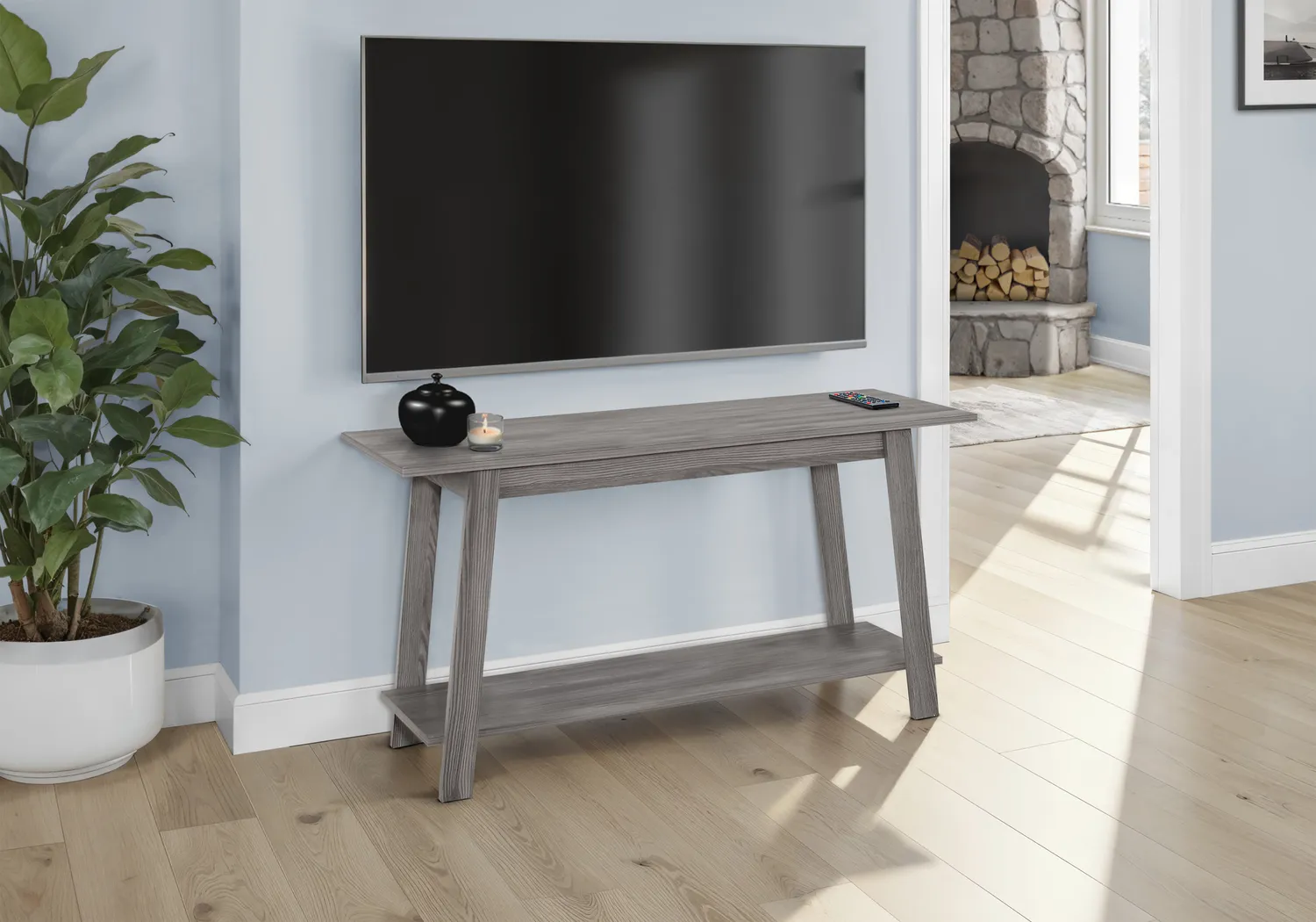 Angelshadow Gray Console Table - Thumbnail - Image 3