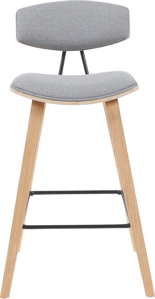 Angelstones III Gray Counter Height Stool - Thumbnail - Image 6