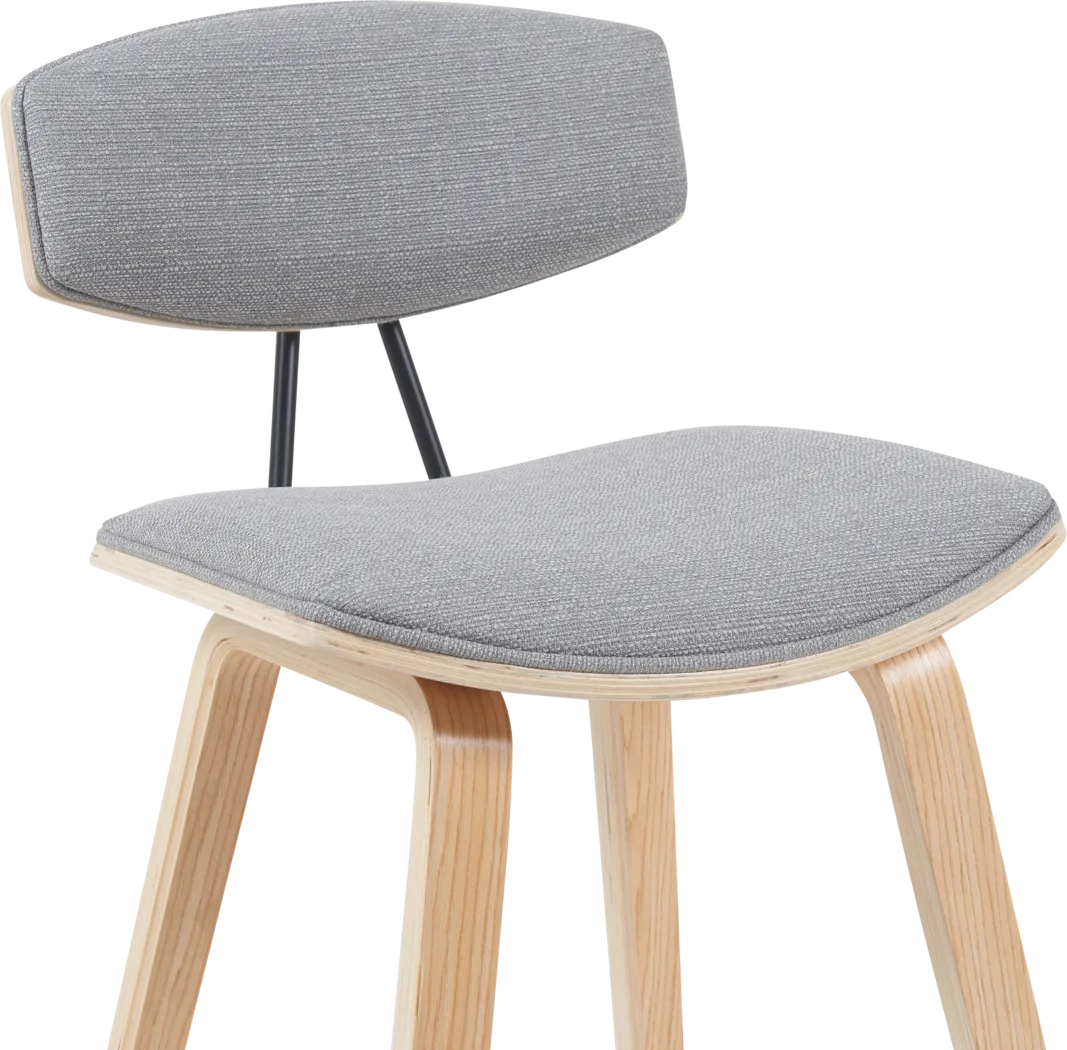 Angelstones III Gray Counter Height Stool - Thumbnail - Image 8