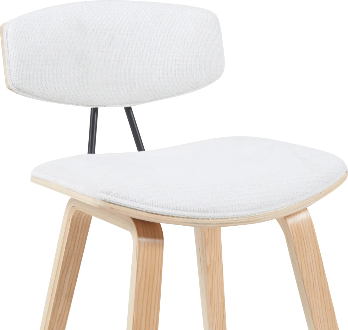 Angelstones III White Barstool - Thumbnail - Image 3