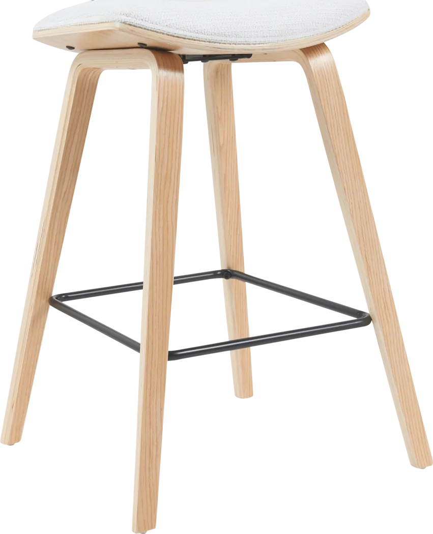 Angelstones III White Barstool - Thumbnail - Image 4