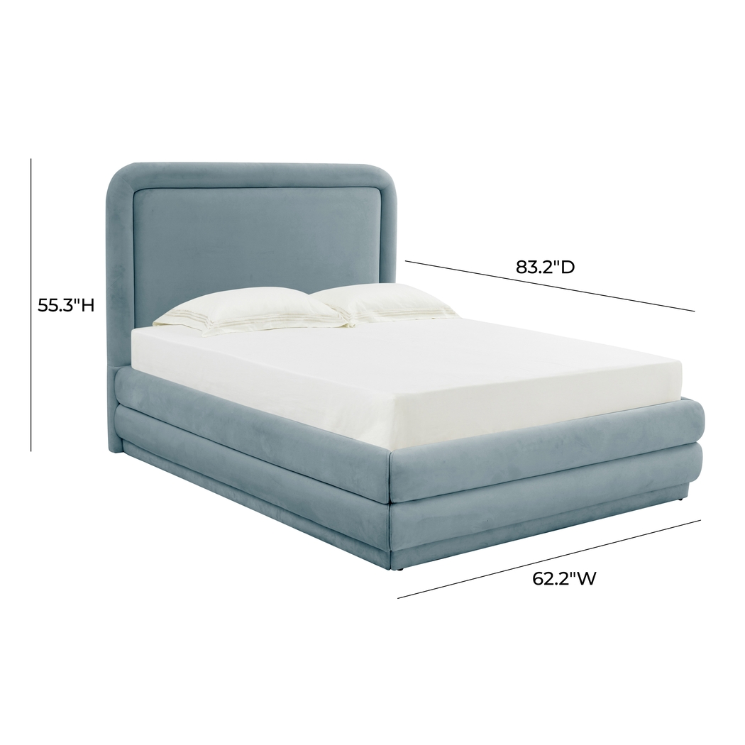 Angelwing Blue Queen Bed - Thumbnail - Image 6