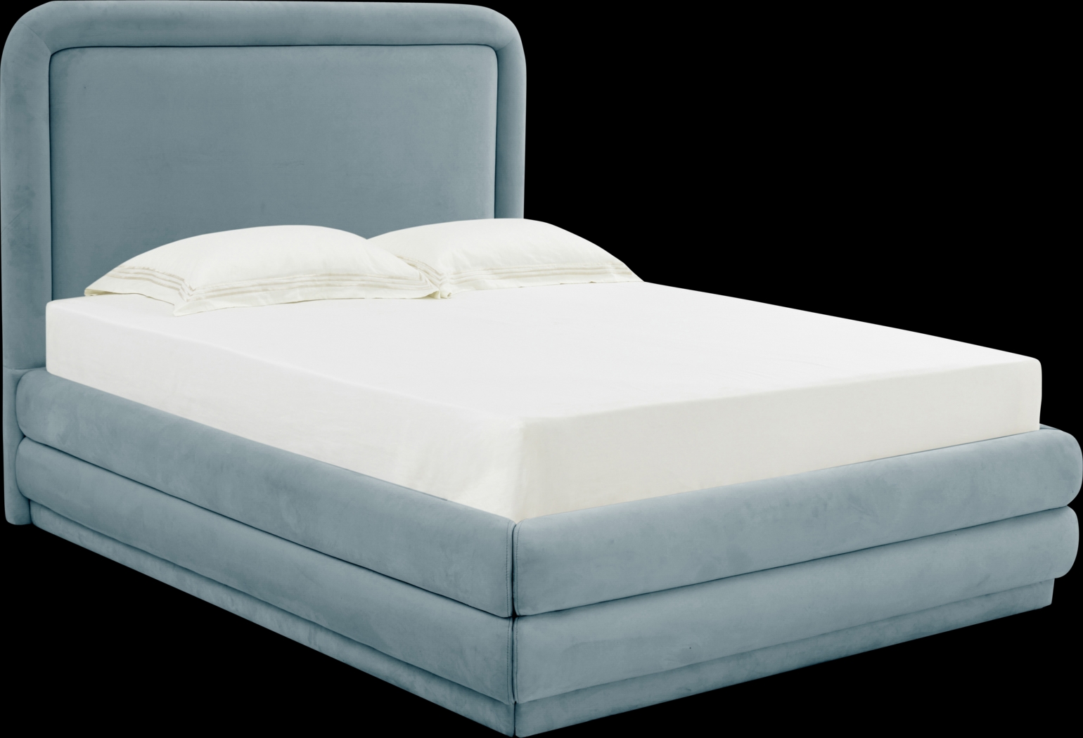 Angelwing Blue Queen Bed - Thumbnail - Image 1