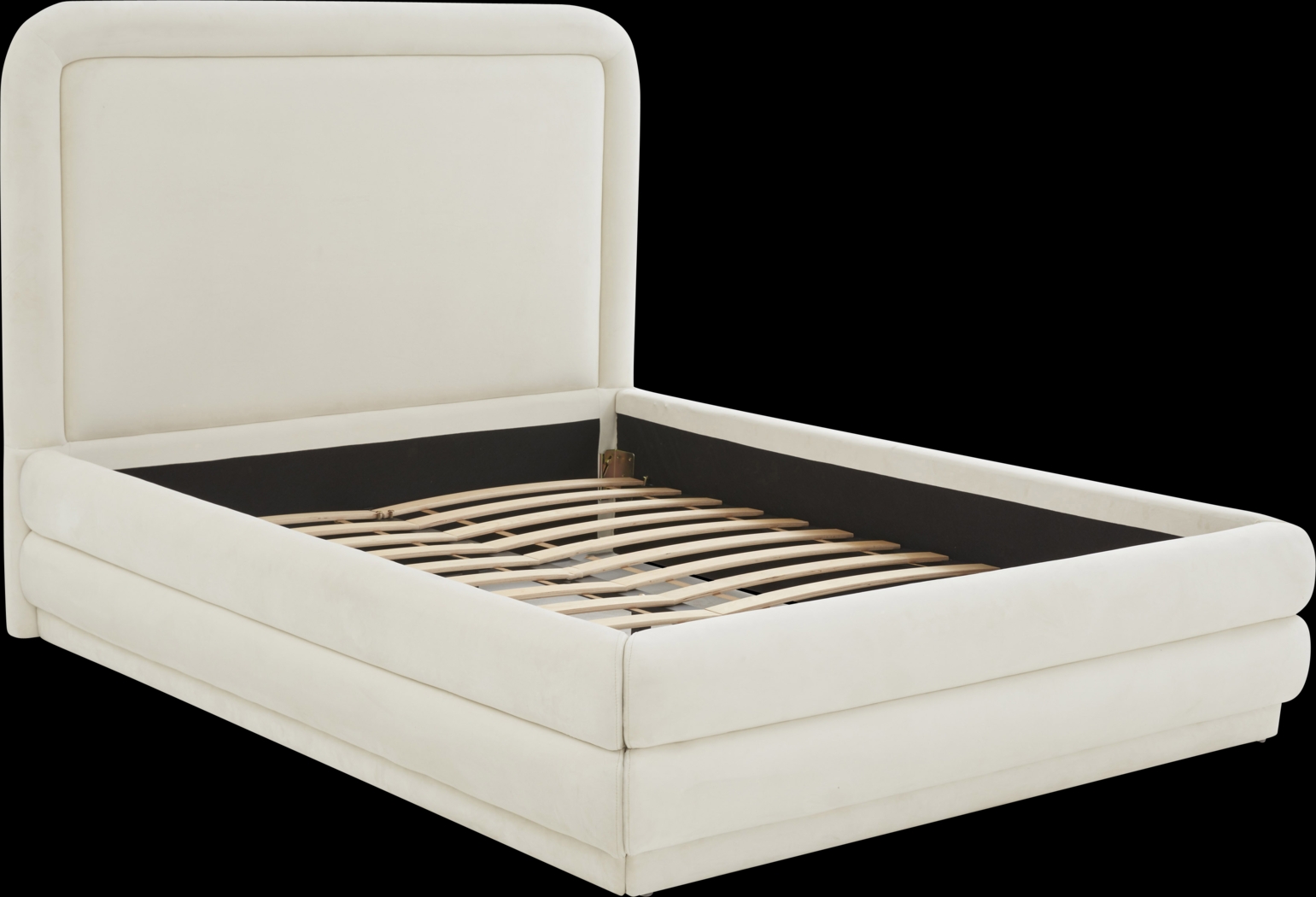 Angelwing Cream Queen Bed - Thumbnail - Image 4