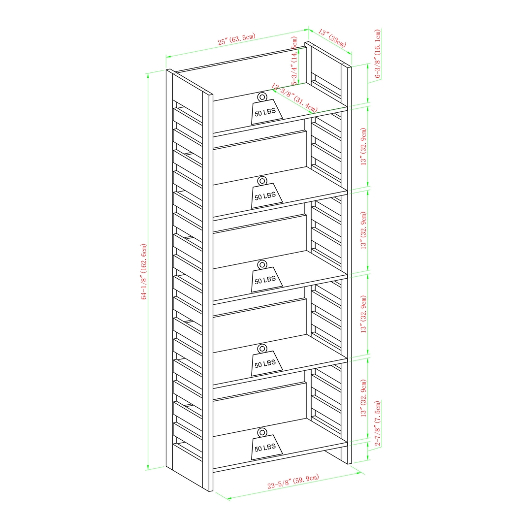 Angelwylde White Bookcase - Thumbnail - Image 6