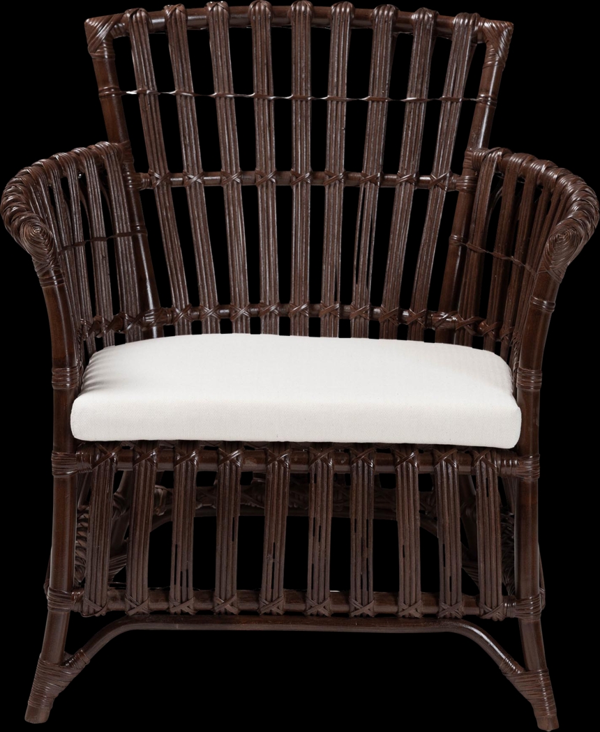 Angenese Dark Brown Accent Chair - Thumbnail - Image 3