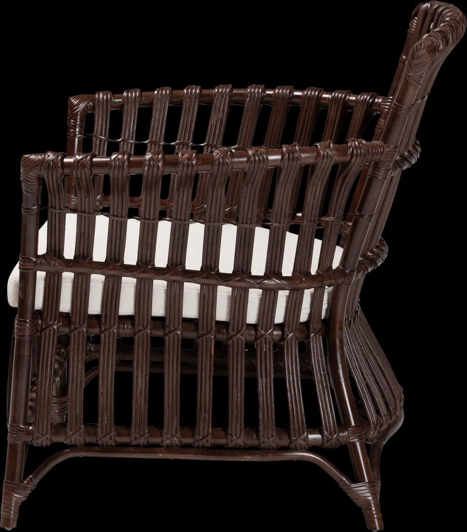 Angenese Dark Brown Accent Chair - Thumbnail - Image 4