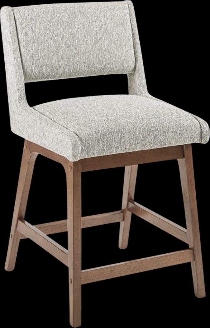 Angevine Gray Counter Height Stool - Thumbnail - Image 1