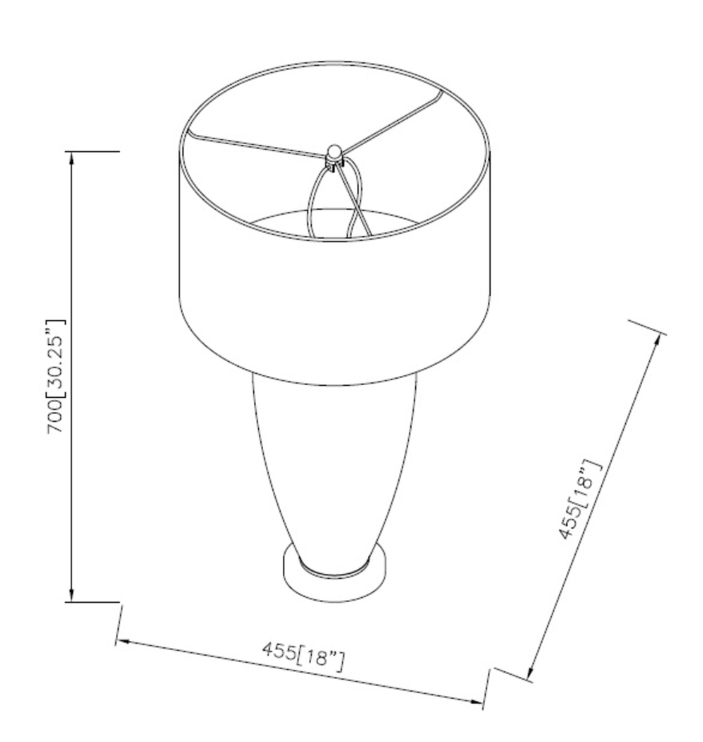 Angler Road Gold Lamp - Thumbnail - Image 4
