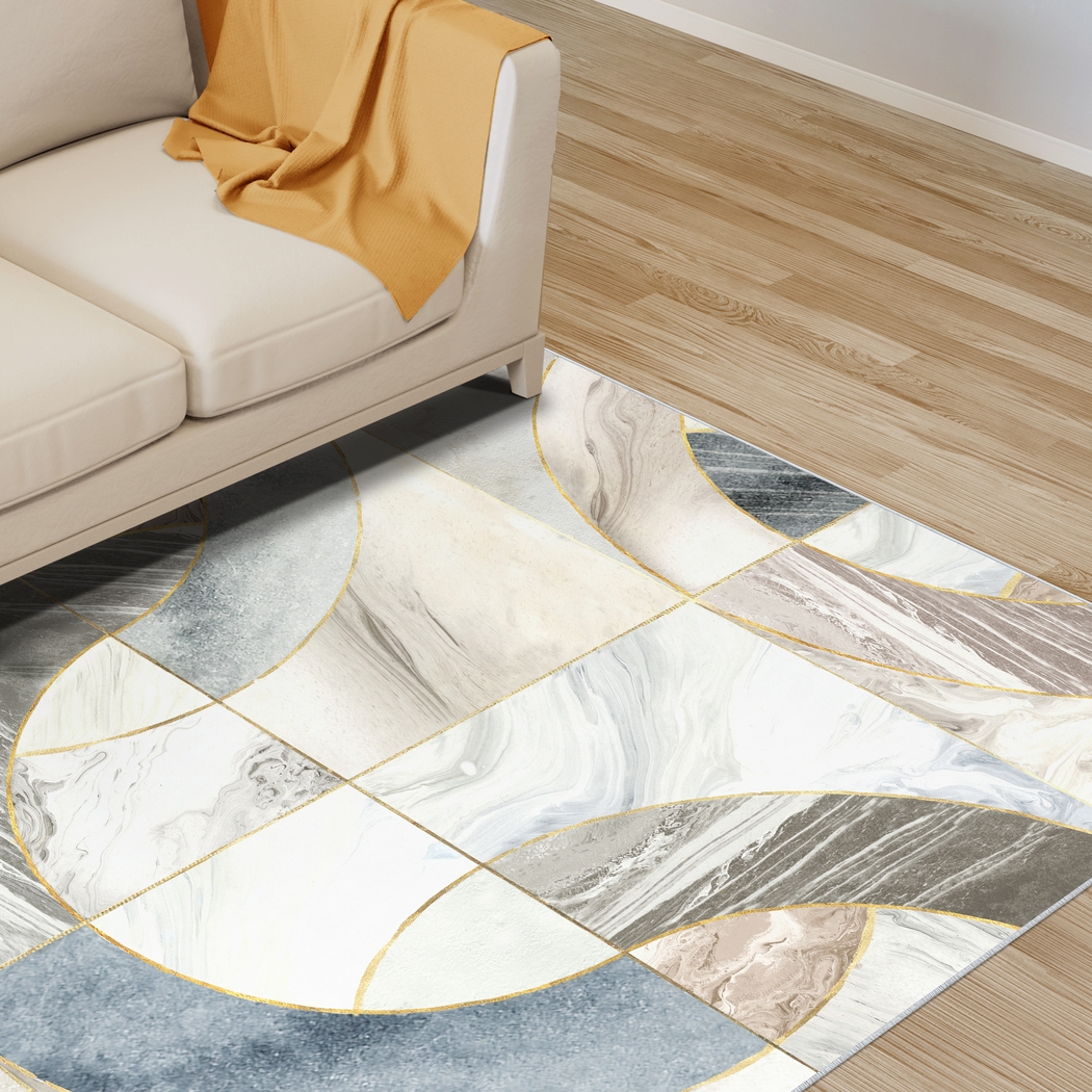 Anglure Gray 5' x 7'7 Rug - Thumbnail - Image 3