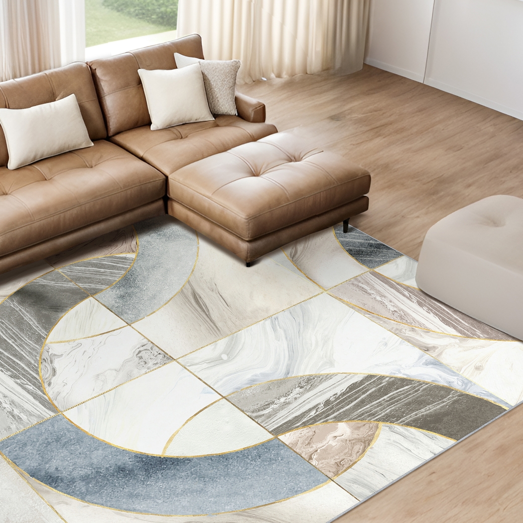 Anglure Gray 7'7 x 10'5 Rug - Thumbnail - Image 3