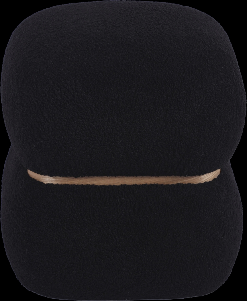 Angouleme I Black Ottoman - Thumbnail - Image 4