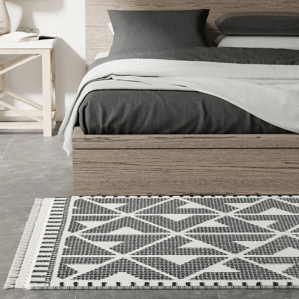 Angzu Black 8'3 x 10' Rug - Thumbnail - Image 3