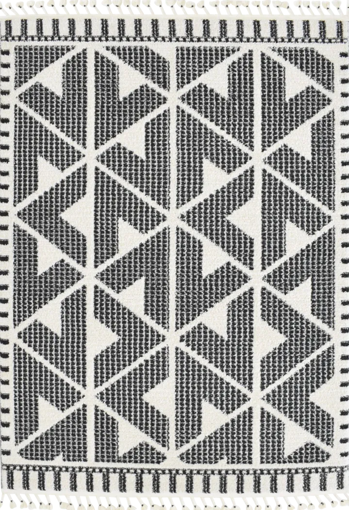 Angzu Black 8'3 x 10' Rug - Thumbnail - Image 1