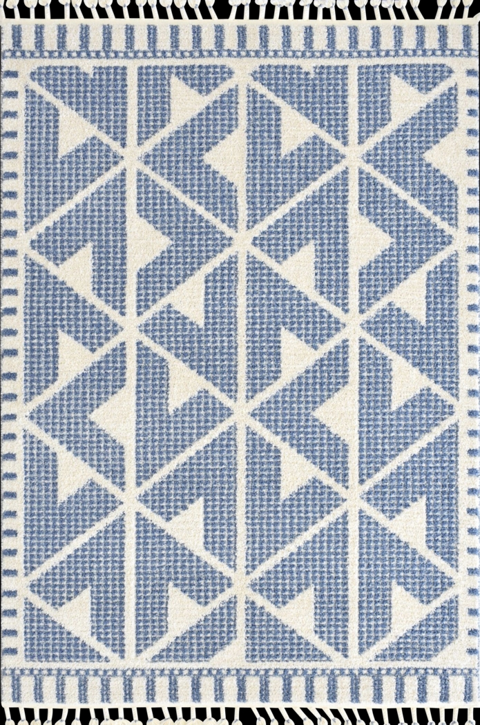 Angzu Blue 5' x 7' Rug - Thumbnail - Image 1