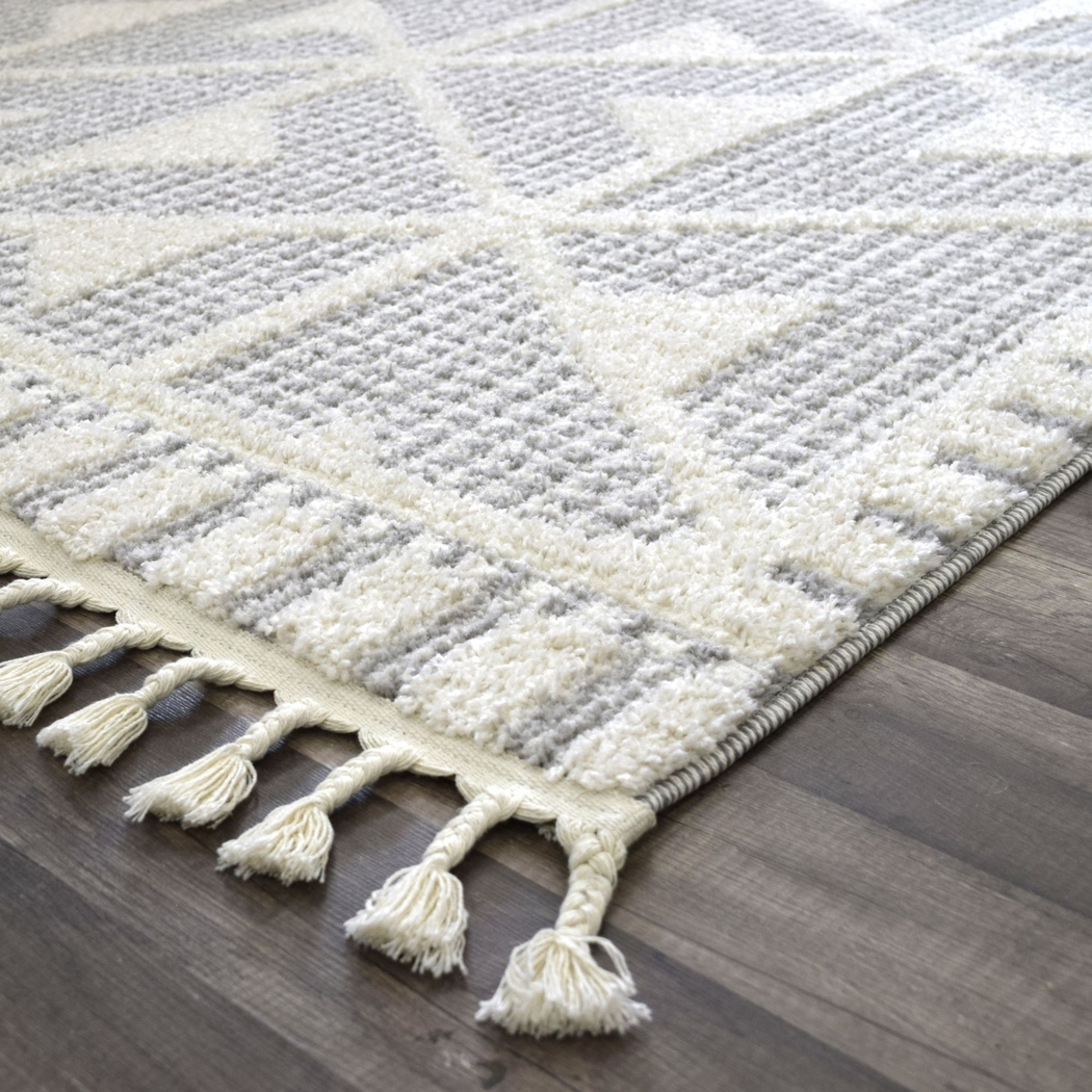 Angzu Gray 5' x 7' Rug - Thumbnail - Image 4