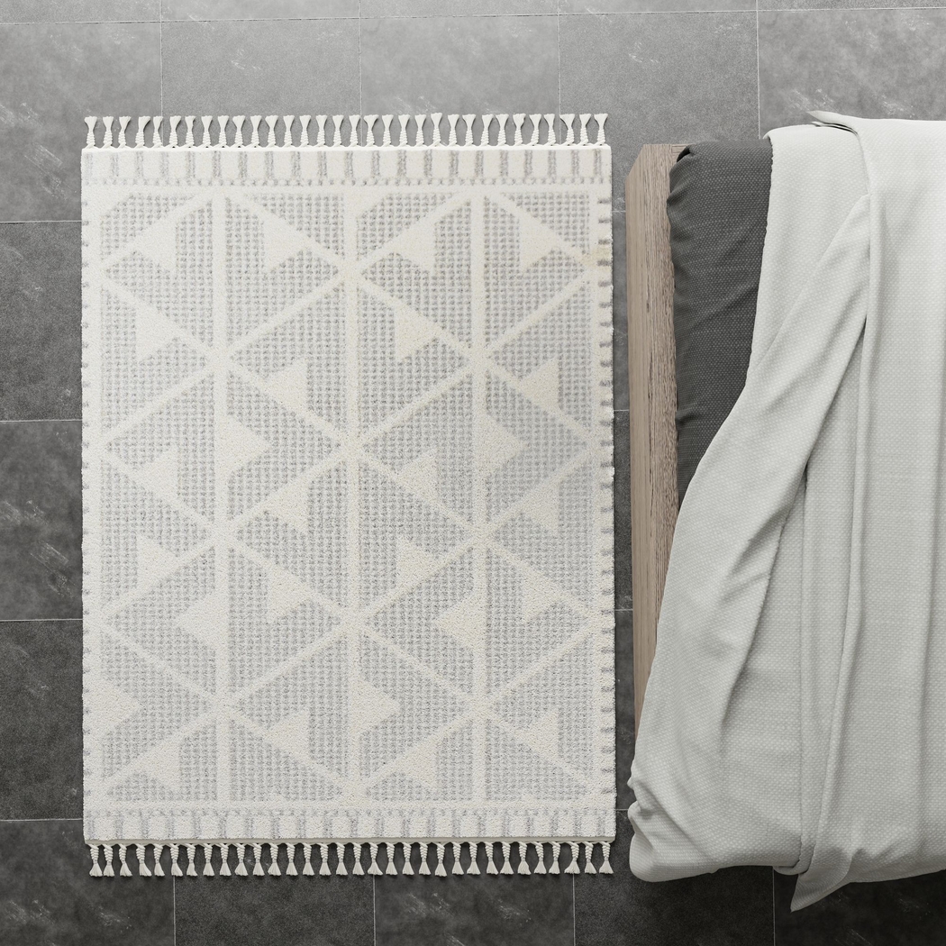 Angzu Gray 5' x 7' Rug - Thumbnail - Image 5