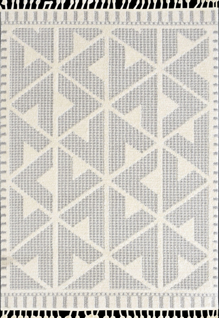 Angzu Gray 5' x 7' Rug - Thumbnail - Image 1