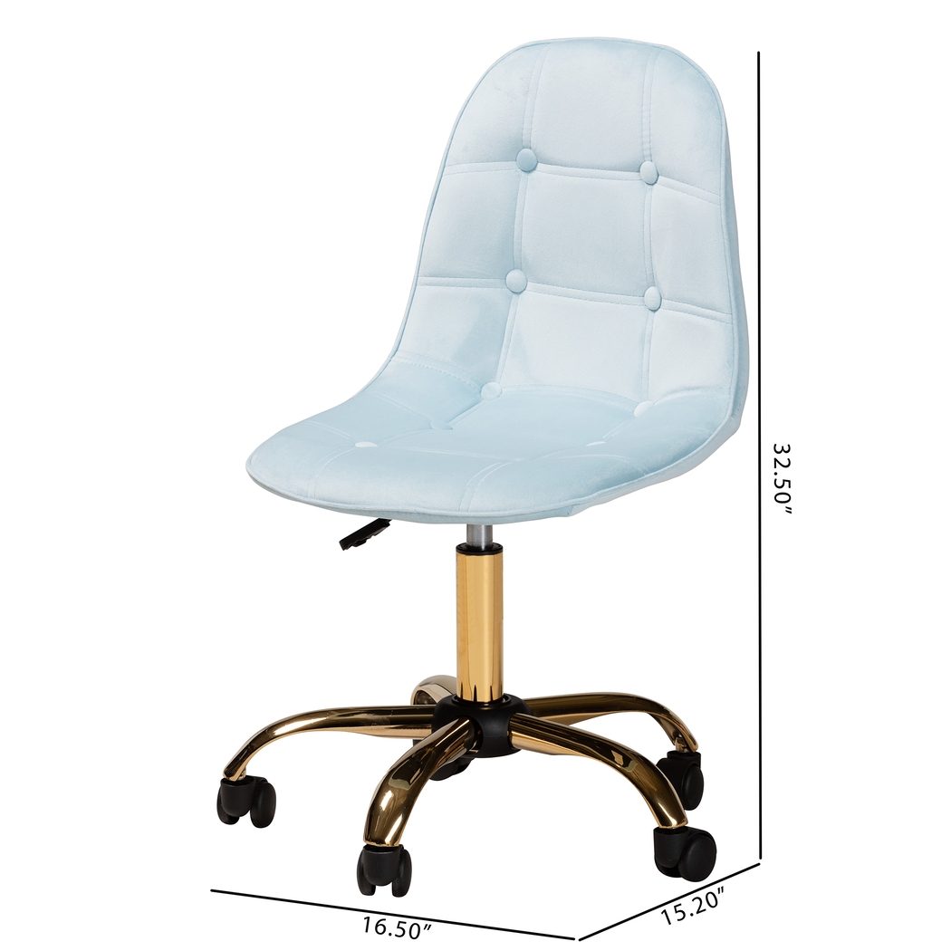 Anhinga Blue Office Chair - Thumbnail - Image 12