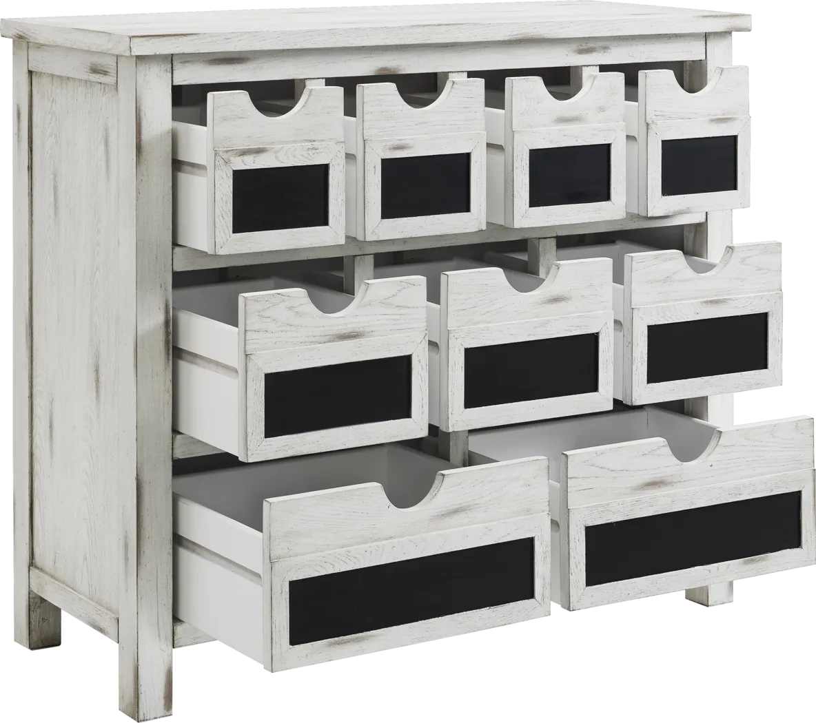 Ani Square White Accent Cabinet - Thumbnail - Image 2