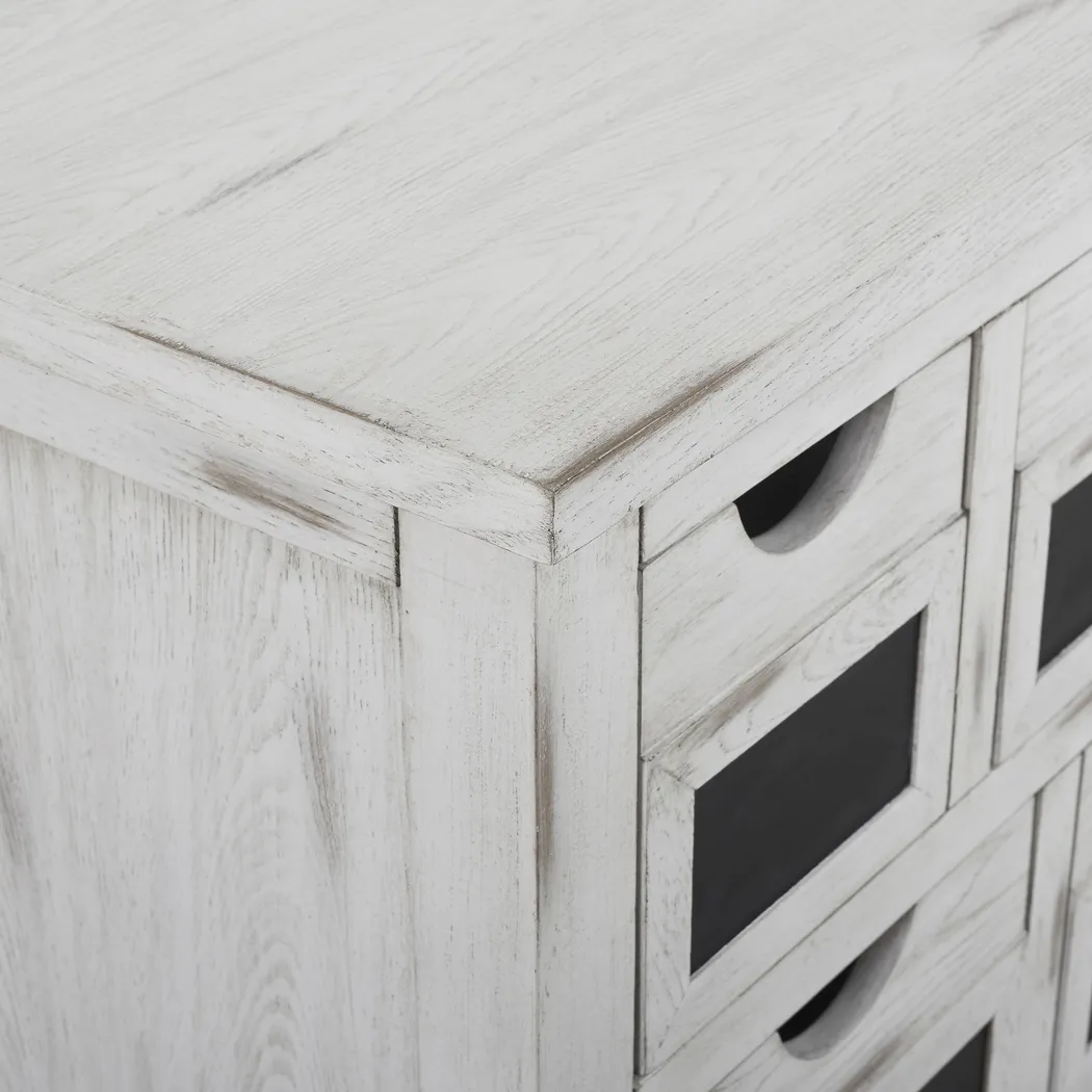 Ani Square White Accent Cabinet - Thumbnail - Image 4