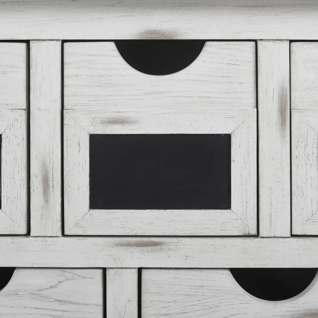 Ani Square White Accent Cabinet - Thumbnail - Image 5