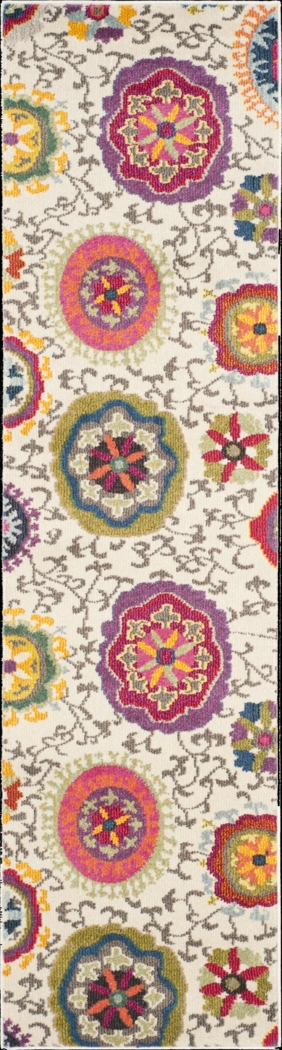 Ania Ivory 2'2 x 10' Rug - Thumbnail - Image 1