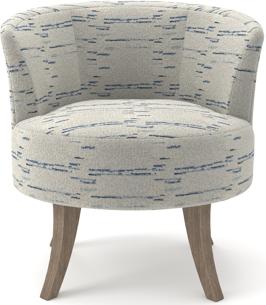 Aniez Blue Swivel Chair - Thumbnail - Image 3