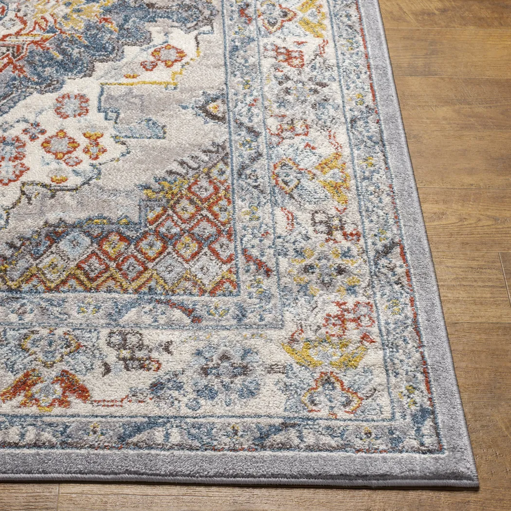 Anilya I Dark Blue 5'2 x 7' Rug - Thumbnail - Image 5