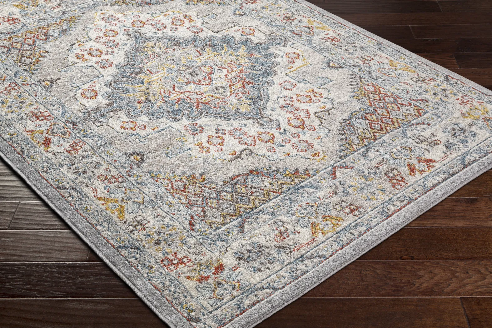 Anilya I Dark Blue 6'7 x 9' Rug - Thumbnail - Image 4